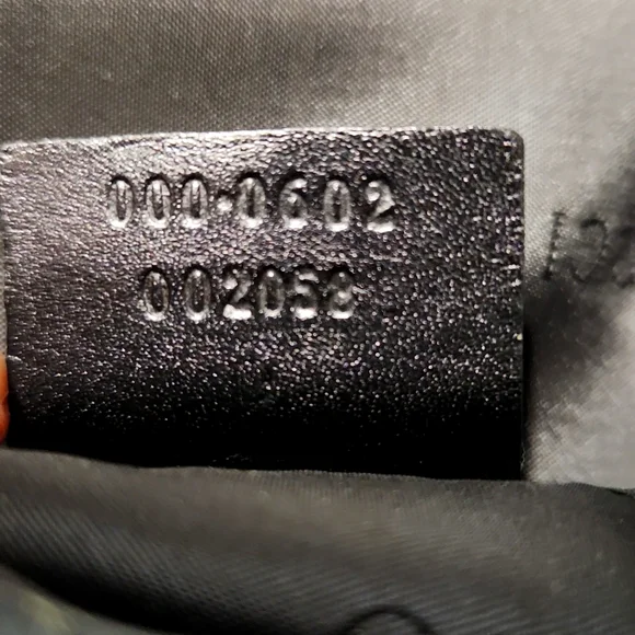 VTG Gucci Authentic 000062 Black Nylon Leather Handbag Shoulder Purse - Picture 4 of 16